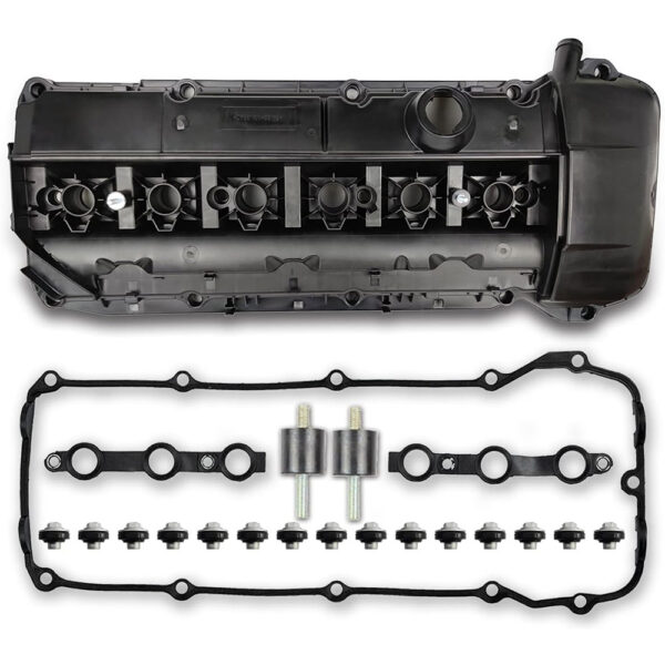 for 2007 2016 bmw 135i 335i 335is 535i 740i x6 z4 engine valve cover kit with gasket and bolts – oe 11127512839