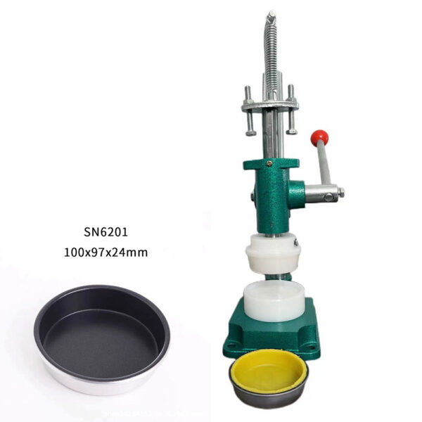 Manual Tart Shell Press Machine – 3-inch (77×70×18 mm) Cylindrical Tart Shell Mold Press (Commercial & Home Bakeries) - Image 6