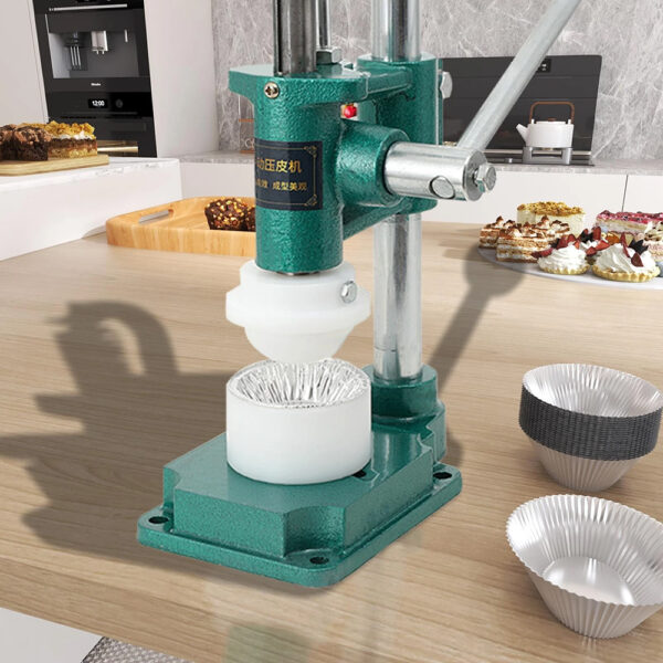 Manual Tart Shell Press Machine – 2 3/4-inch (70 mm) Frozen Tart Shell Mold Press (Commercial & Home Bakeries) - Image 3